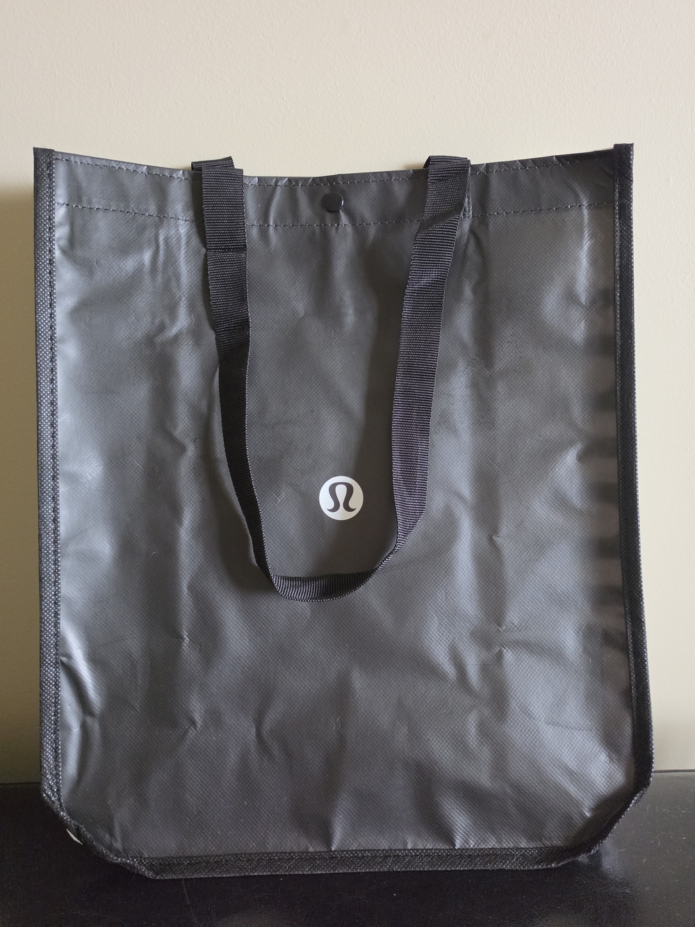 lululemon athletica Black Reusable Tote Bag - BRAND NEW Everyday Carry